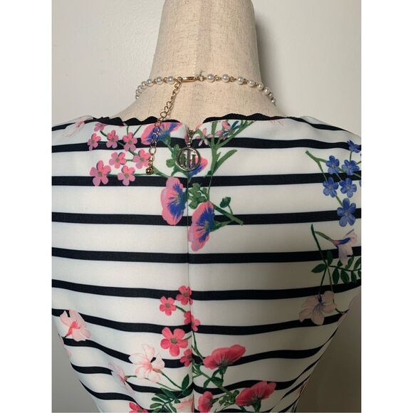 Tommy Hilfiger white floral dress size 8 - Picture 4 of 5